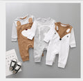 Cotton Cute Fox Long-sleeved Pure Jumpsuit