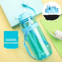 Portable Space Cup Summer Outdoor Sports Water Bottle 2000ml