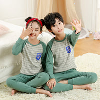 Children'S Underwear Suit Boys And Girls Long-Sleeved Baby Cotton Autumn Clothes Long-Sleeved Cotton Sweater