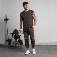 Muscle Fitness European And American New Sports Running Quick-Drying Camouflage Loose Sports Overalls
