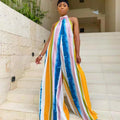 Fashion Jumpsuit Relaxed Casual Print Pants Skirt