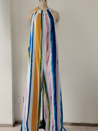 Fashion Jumpsuit Relaxed Casual Print Pants Skirt