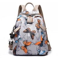 Lightweight Backpack Female Korean Version Printing Casual Anti-Theft Backpack