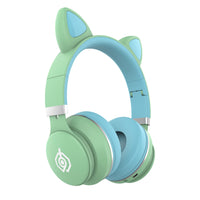 Girly Cute Cat Ears Wireless Cartoon Bluetooth Headset