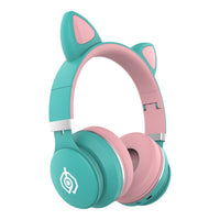 Girly Cute Cat Ears Wireless Cartoon Bluetooth Headset