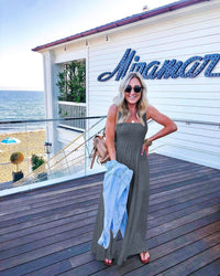Women's Fashion Solid Color Wide Leg Jumpsuit