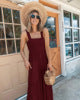 Women's Fashion Solid Color Wide Leg Jumpsuit