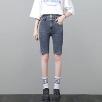 High-waisted Jeans Skinny Black Pencil Pants