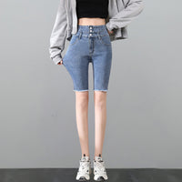 High-waisted Jeans Skinny Black Pencil Pants