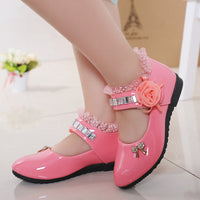 Pure Color Sweet Princess Leather Shoes