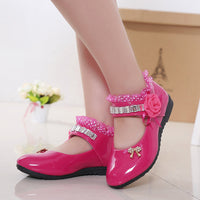 Pure Color Sweet Princess Leather Shoes