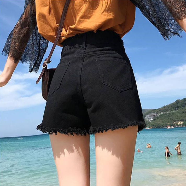 Spring New High-Waist Cropped Trousers Korean Style Loose Bf Wind Age-Reducing Daddy One-Piece Jeans