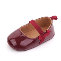 Chaussures En Cuir PU Pour Bebe Fille, Chaussures De Princesse, Solides, A Semelle Souple, Pour Premiers Pas, Printemps-automne,