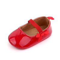 Chaussures En Cuir PU Pour Bebe Fille, Chaussures De Princesse, Solides, A Semelle Souple, Pour Premiers Pas, Printemps-automne,