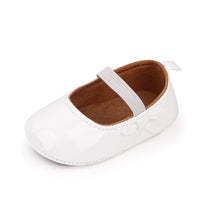 Chaussures En Cuir PU Pour Bebe Fille, Chaussures De Princesse, Solides, A Semelle Souple, Pour Premiers Pas, Printemps-automne,