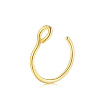 Amazon Aliexpress Titanium Steel Nose Ring Stainless Steel Piercing C-Angle Nose Nail Piercing Jewelry