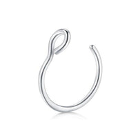 Amazon Aliexpress Titanium Steel Nose Ring Stainless Steel Piercing C-Angle Nose Nail Piercing Jewelry