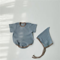 Short-Sleeved One-Piece Romper Baby Fart Romper
