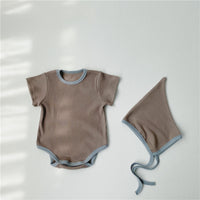 Short-Sleeved One-Piece Romper Baby Fart Romper