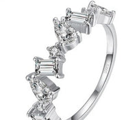 Irregular Zircon S925 Silver Bracelet