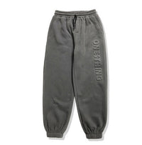 Spring Stamped Letters Wild Trendy Footwear Pants For Men And Women Loose Plus Velvet Sports Casual Pants