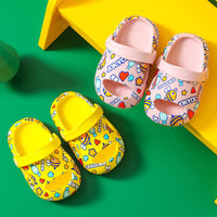Children'S Hole Sandals, Summer Children, Anti-Collision Animal Pattern, Soft Sole, Universal Bathing Baby Sandals And Slippers