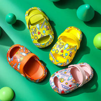 Children'S Hole Sandals, Summer Children, Anti-Collision Animal Pattern, Soft Sole, Universal Bathing Baby Sandals And Slippers