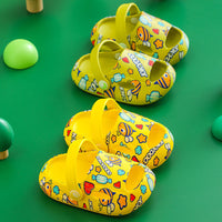Children'S Hole Sandals, Summer Children, Anti-Collision Animal Pattern, Soft Sole, Universal Bathing Baby Sandals And Slippers
