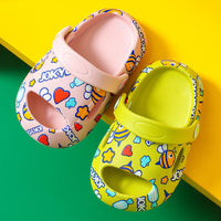 Children'S Hole Sandals, Summer Children, Anti-Collision Animal Pattern, Soft Sole, Universal Bathing Baby Sandals And Slippers