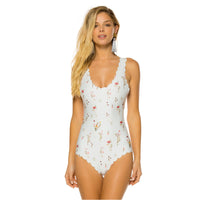 New Printed One-Piece Swimsuit Bikini Ladies Swimwear