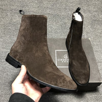 Short Bootsnew Korean Style High-Top Zipper Fashion Martin Boots