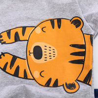 Children'S Suits European And American Children'S Clothing Summer New Children'S Suits Cartoon Short-Sleeved Cotton Children'S Suits