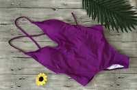 Women's Swimsuit Backless bodysuit ladies one piece swimwea