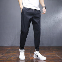 Jeans Men'S Elastic Korean Fashion Harun Light  Straight Loose Casual Pants