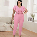 Oversized Slim Wide Leg Pants Cover Hip Women's Jumpsuit