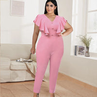 Oversized Slim Wide Leg Pants Cover Hip Women's Jumpsuit