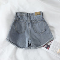 Women'S High Waist Loose Wide Leg Pants Denim Shorts