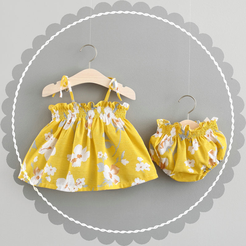 Baby New Summer Korean Princess Dress Baby Skirt Girl Dress Suit