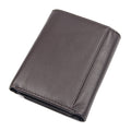 Head Layer Cowhide Texture Wallet Unisex 2 Fold Wallet