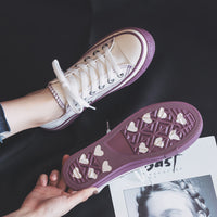 Popular Women'S Shoes Student Canvas Shoes Women Summer Ins Wild Ulzzang Retro Hong Kong Flavor Small White Shoes