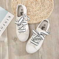 Spring All-Match White Shoes Women's Shoes Korean Version Of Harajuku Single Shoes Shoes Board Shoes Students Ins Canvas Shoes Women