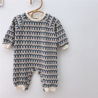 New Baby One-Piece Long-Sleeved Ass Clothes