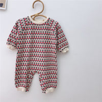 New Baby One-Piece Long-Sleeved Ass Clothes