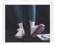 Popular Women'S Shoes Student Canvas Shoes Women Summer Ins Wild Ulzzang Retro Hong Kong Flavor Small White Shoes