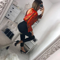 Deep V-neck sexy jumpsuit