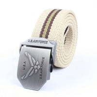Men'S Thick Woven Casual Pants Belt