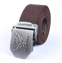 Men'S Thick Woven Casual Pants Belt