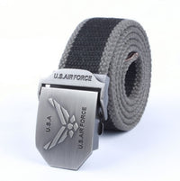 Men'S Thick Woven Casual Pants Belt