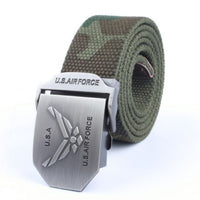 Men'S Thick Woven Casual Pants Belt