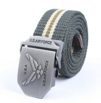 Men'S Thick Woven Casual Pants Belt